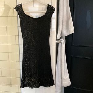 Delicate Laundry black party dress with cut outs